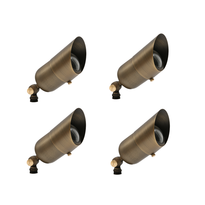 4 Pack Elysee Solid Brass Spot Light - Lumiere Lighting